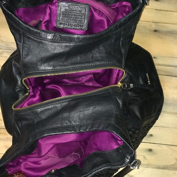 Coach Madison Phoebe Black Leather Purse - Picture 11 of 11